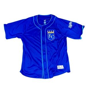 Kansas City Royals MLB Button Up Jersey: American League: XL: Authentic